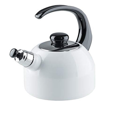 Riess, 0543-033, Flötenkessel Plus, CLASSIC- WEISS, Inhalt 2 Liter, Durchmesser 18.4 cm, 3-fach emailliert, weiss, Wasserkessel, Induktion im Sale